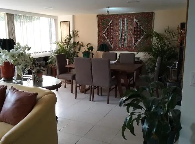 Alloggio in famiglia Charming Sunny Bedroom Overlooking Beautiful Amsterdam Avenue In Condesa Area Città del Messico